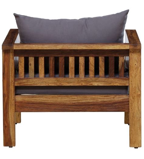 The most common teak sofa material is wood. Buy Teak Wood Single Seater Sofa Online | TeakLab