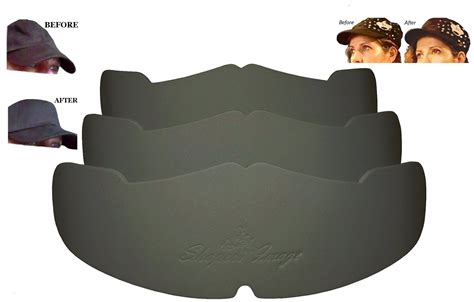3pk Black Manta Ray Baseball Caps Crown Inserts For Low Profile Caps