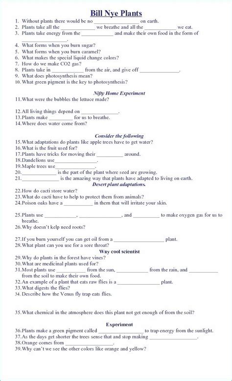 Includes 3 different handouts with answer keys to accompany the bill nye the science guy video for phases of matter. Bill Nye Static Electricity Worksheet