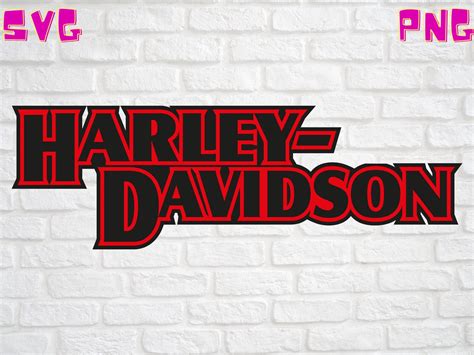 Harley Davidson Logo Text Font Svg Digital File Only Svg Png Etsy