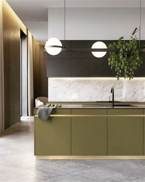 50 Trendy Green Kitchens Art Deco Kitchen Interior Design Kitchen