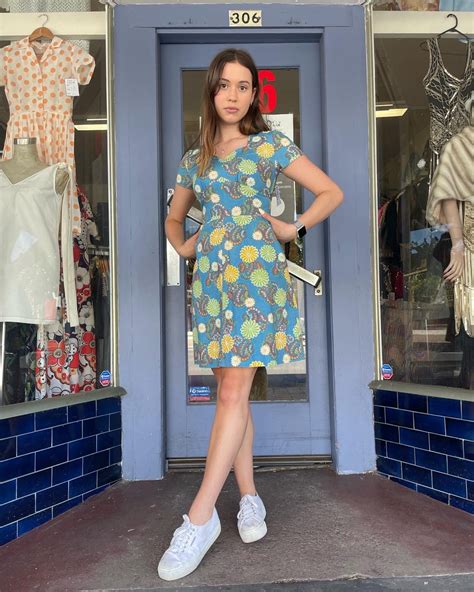 Vintage 60s 70s Floral Blue And Green Mini Sundress Chaos Bazaar Vintage
