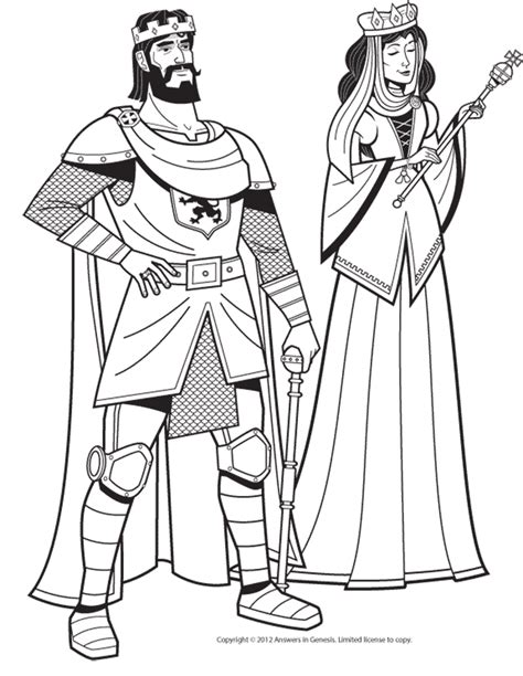 King and Queens Coloring (Kids Coloring Activity) | Kids Answers
