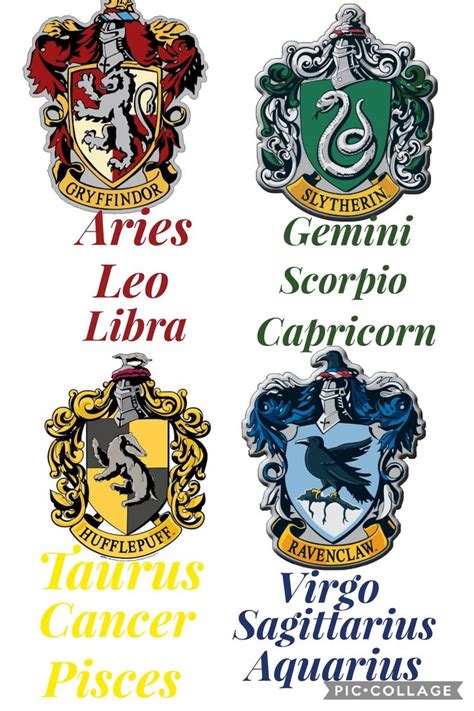 The Harry Potter Crests Are All Different Colors