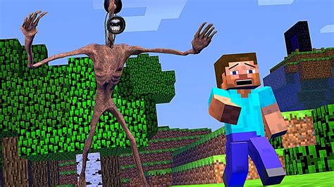 Steve Meets Siren Head Minecraft Horror Film Animation Youtube