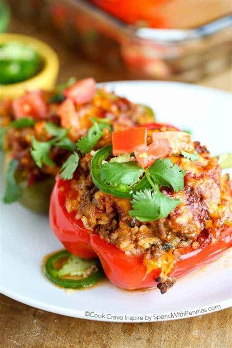 Stuffed Peppers Mexican Style Spend With Pennies