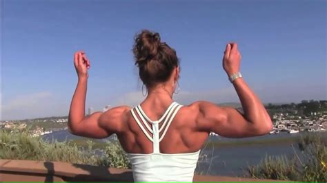 Womens Bodybuilding Back Muscles Youtube