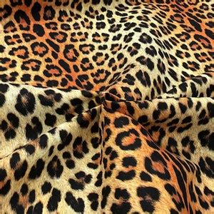 Leopard By The Yard Fabric For Upholstery Home Decor Cushion Pillow