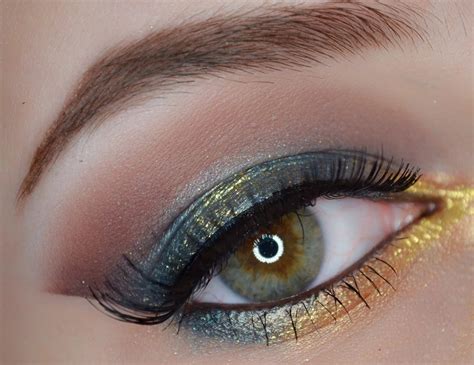 Green And Gold Eye Makeup Tutorial Beauty Conspirator