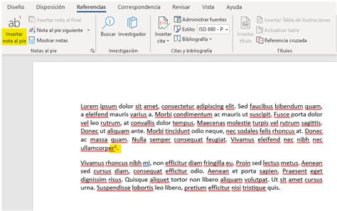 Cómo Insertar Notas Al Pie De Página Con Microsoft Word Jacaranda