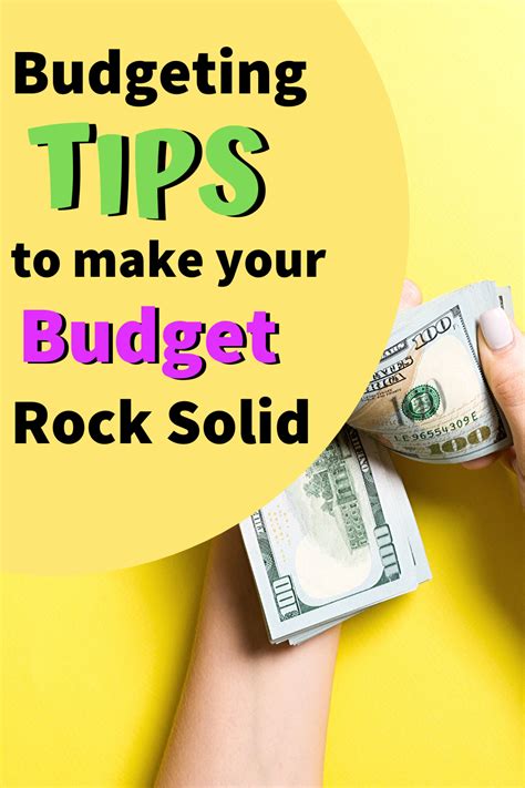 5 Budgeting Tips That Will Make Your Budget Rock Solid Healthy