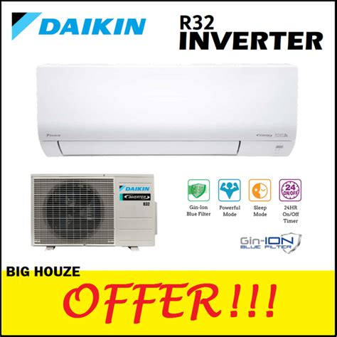Daikin Inverter Air Conditioner Ftkf Series R Aircond Hp