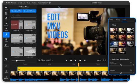 Mkv Video Editor Edit Mkv Videos Online Fast And Simple