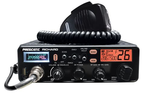 President Richard Amfmpa Black 10 Meter Amateur Mobile Radios