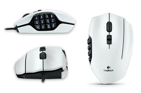 Buy Logitech G600 Mmo Gaming Mouse White 910 003542 Pc Case Gear
