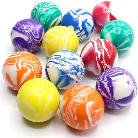Buy Kicko 2 Inch Marble Balls 12 Pieces Of Assorted 2 Tone Colors
