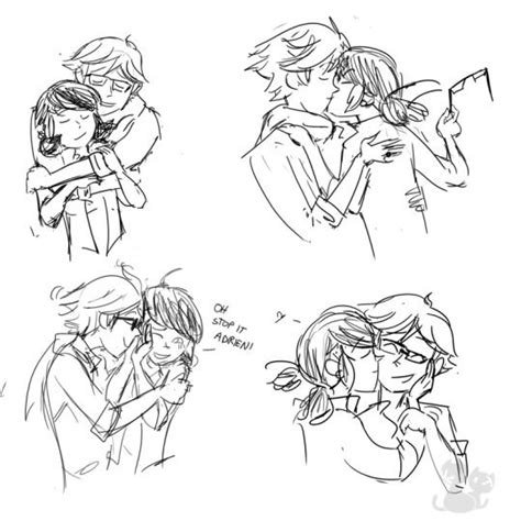 Adrienette Kisses With Images Miraculous Ladybug Marinette And Adrien Miraculous Kiss
