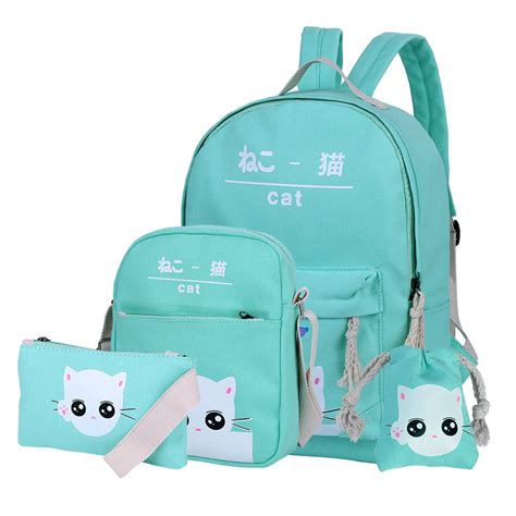 Generic Girls Boys Backpack Set Kids School Bookbag With Shoulder Bag