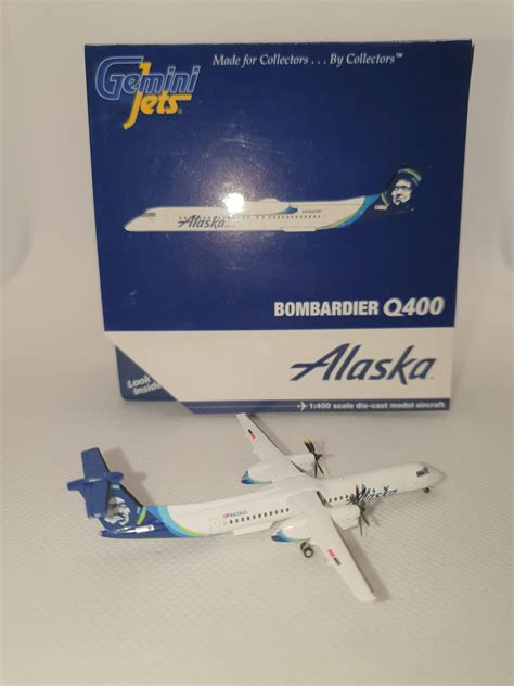 Gemini Jets 1400 Alaska Airlines N438qx Bombardier Dash 8 Q400
