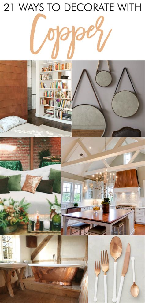 Home accents on sale now. 21 Ways to Decorate with Copper