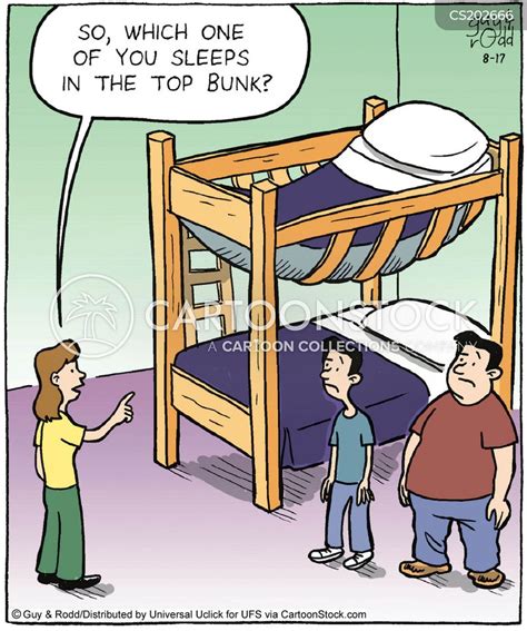 Bunk Bed Cartoons And Comics Funny Pictures From Cartoonstock