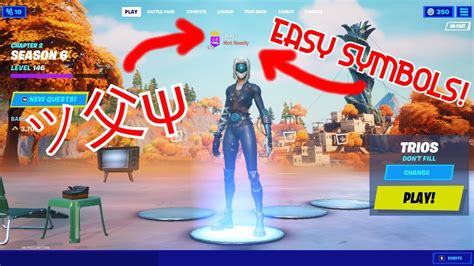 How To Put A Symbol Into Your Fortnite Username Easy Quick Youtube