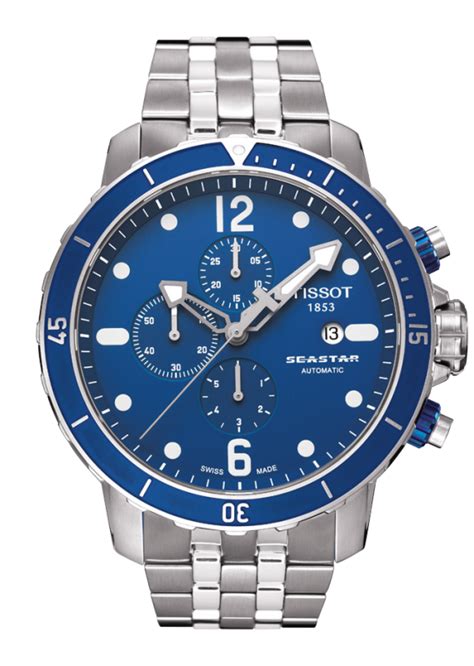 T066.427.11.047.00 : Tissot Seastar 1000 Automatic Chronograph Blue » WatchBase.com