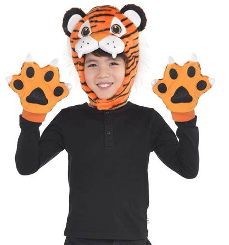 Tiger Boys Costume Kit Animal Accessories Mega Fancy Dress