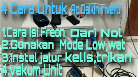 Tutorial Untuk Penangannan Ac Daikin Inverter Cara Instal Kelistrikan