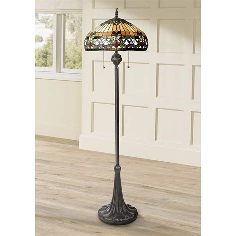 Quoizel Belle Fleur Tiffany Style Floor Lamp U0174 Lamps Plus