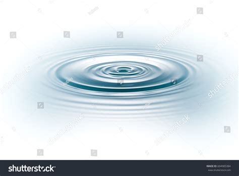 Drop Water On White Background Stock Photo 604985384 Shutterstock