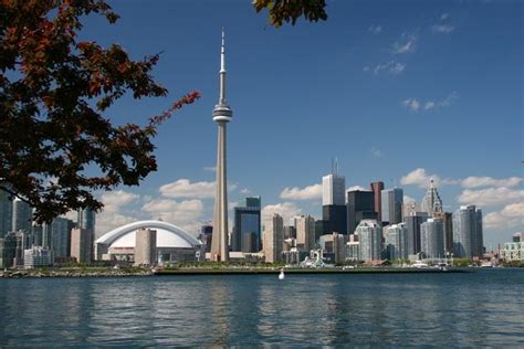 Zdjęcia Toronto Centre Island Ontario Panorama Miasta Kanada