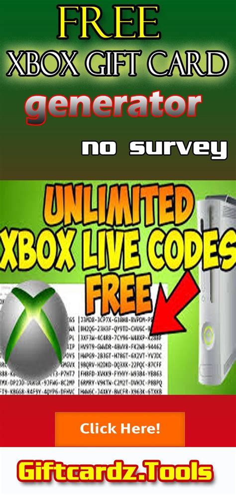 Free Xbox T Cards No Survey Free Xbox T Card Code Generator
