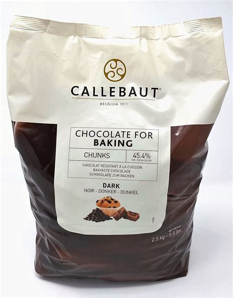 Callebaut Dark Chocolate Baking Chunks 25kg Uk Grocery