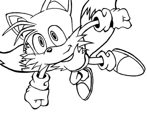 Tails Lineart By Sonicwindartist On Deviantart