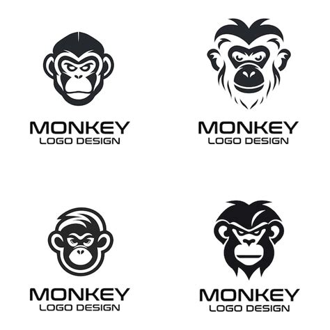 Monkey Logo Vectors And Illustrations For Free Download Freepik