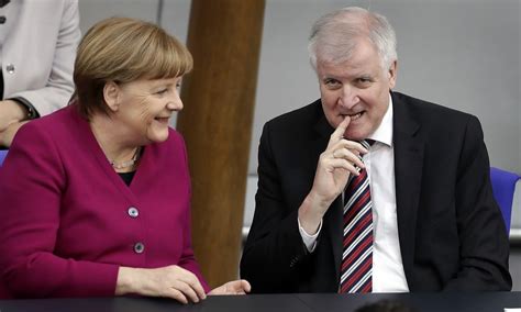 Das Geht Bei Angela Merkel Und Horst Seehofer Ab