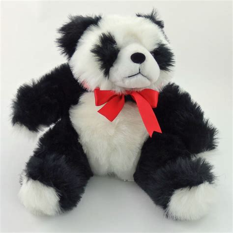 Vintage Panda Bear Plush Toy Panda Plush Bear Stuffed Panda Etsy