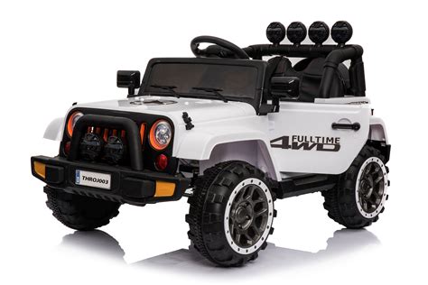 Toyhouse Sahara Off Roader Ride On Jeep White Buy Toyhouse Sahara