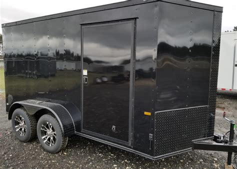 6ft Wide Trailers 6 By 12 Tandem Axle Enclosed Trailers