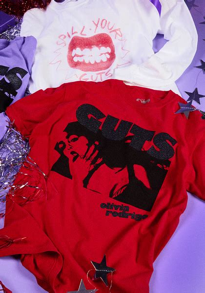 Red Glittering Guts T Shirt Udiscover Store Mx