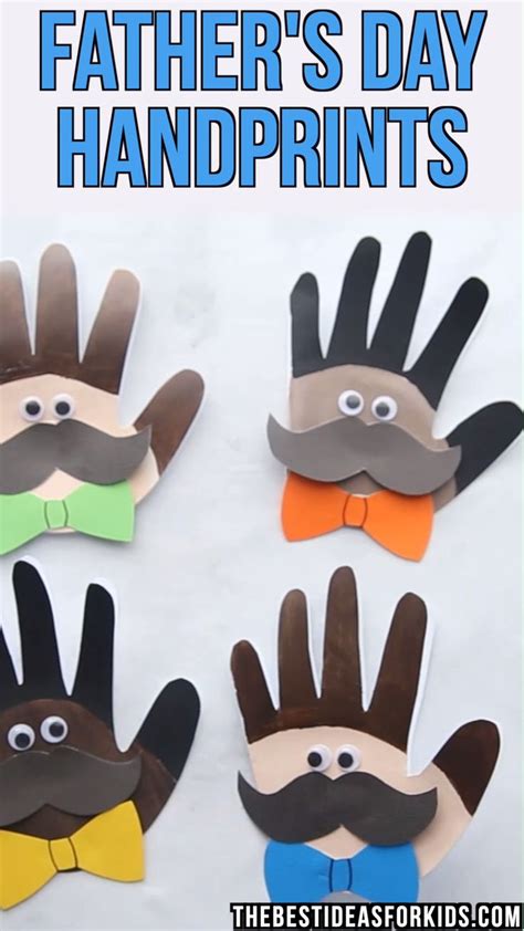 Fathers Day Handprint Craft The Best Ideas For Kids Video Video