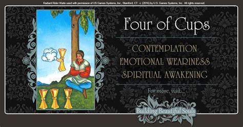 The art of holistic tarot therapy. The Four of Cups Tarot Card Meanings | Tarot Reading