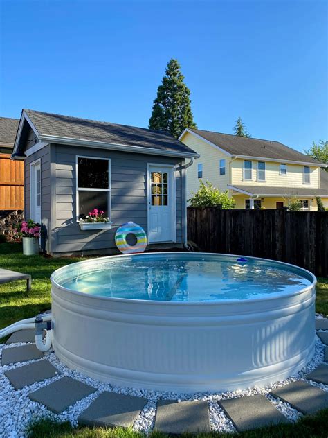 Stock Tank Pool Diy Tutorial The Sommer Home
