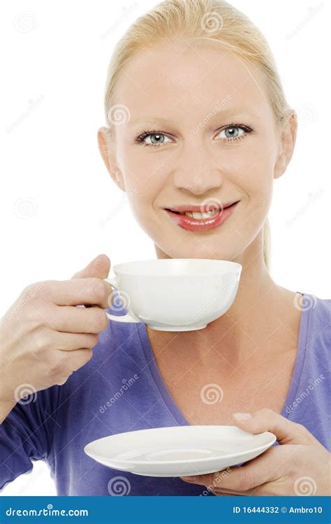 Woman Holding A Cup Of Tea Stock Photography Image 16444332