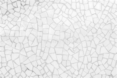 Broken Tiles Mosaic Seamless Pattern White And Grey The Tile Wa Stock