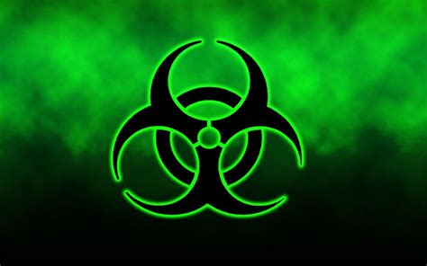 Free Download Green Biohazard Background 1440x900 For Your Desktop