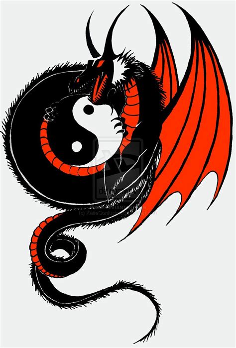 Yin Yang Dragon Dragon Artwork Yin Yang Art Dragon Artwork Fantasy