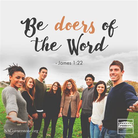 We Are Called To Be Doers Of The Word He Who Looks Into The Perfect