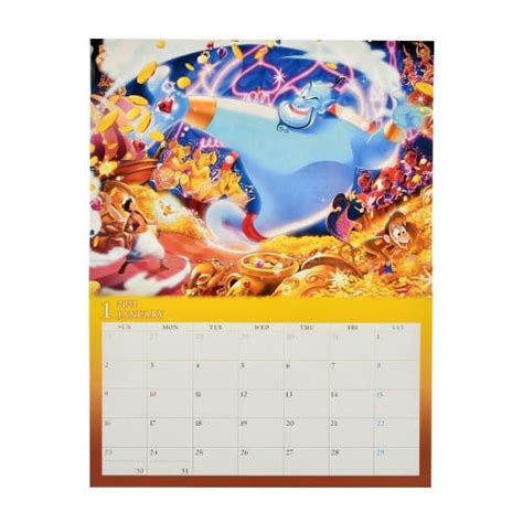 Pre Order Disney Store Japan 2022 Wall Calendar Disney Characters 59